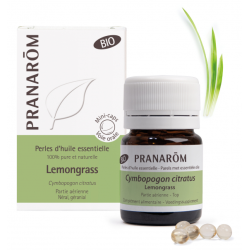 PRANARÔM PERLES D'HUILE ESSENTIELLE Lemongrass - 60 Perles