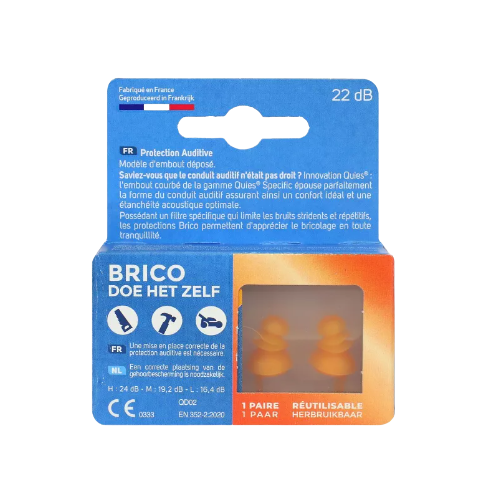 QUIES SPECIFIC PROTECTION AUDITIVE BRICO - 1 PAIRE