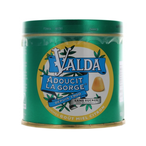 VALDA Gomme Miel Citron Sucre - 140g