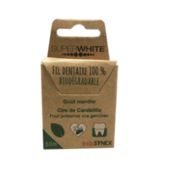 SUPERWHITE FIL DENTAIRE BIODEGRADABLE - 50m