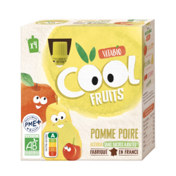 copy of VITABIO COOL Fruits Gourde Pomme Acérola - 4 x 90g