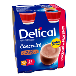 DELICAL CONCENTRÉ HP HC BOISSON Chocolat - 4x200ml