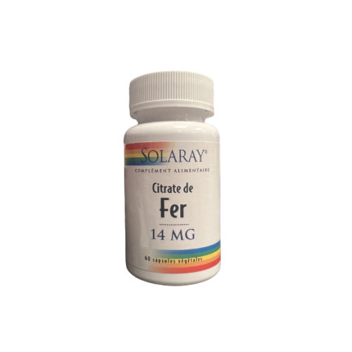 SOLARAY FER 14mg - 60 Capsules