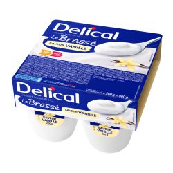 DELICAL HP HC Dessert Lacté Saveur Vanille- 4 x 200g