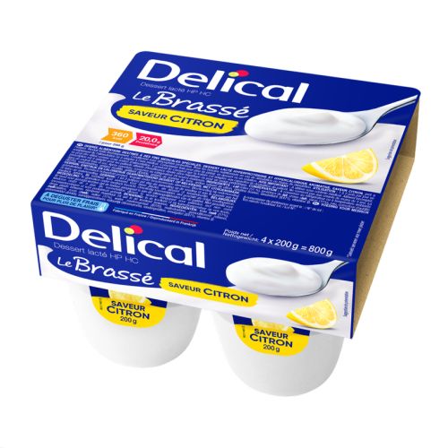 DELICAL LE BRASSÉ Citron - 4x200g