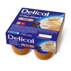 DELICAL HP PC CRÈME DESSERT Café - 4x200g