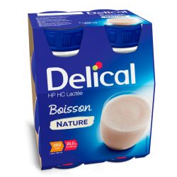 DELICAL HP HC Boisson Lactée Nature -4x200 ml