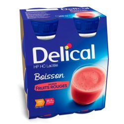 DELICAL HP HC BOISSON LACTÉE Fruits Rouge - 4x200ml