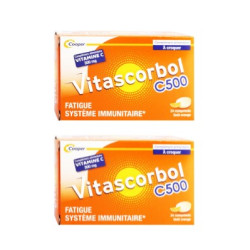 VITASCORBOL C500 - Lot de 2x24 Comprimés à croquer