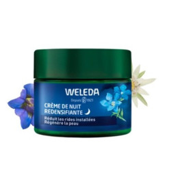 WELEDA GENTIANE BLEUE ET EDELWEISS Crème de Nuit Redensifiante