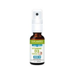 D PLANTES VITAMINE D3 2000 UI Végétale Spray - 20ml