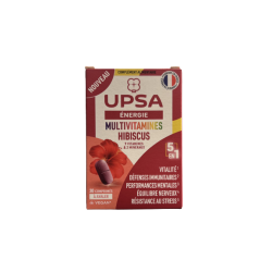 UPSA ENERGIE Multivitamines Hibiscus - 30 Comprimés