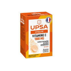 VITAMINE C UPSA 1000 mg Orange - 20 Comprimés Effervescents