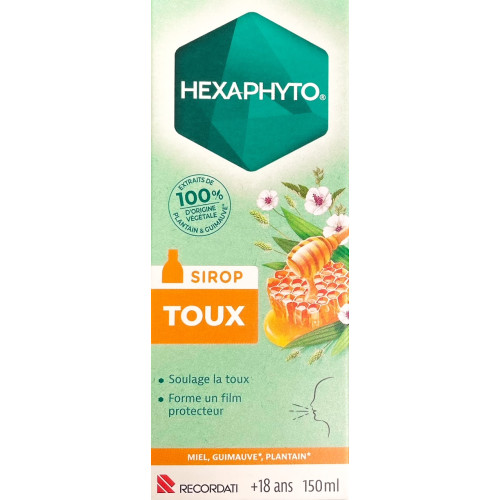 HEXASPRAY Sirop Toux +18 ans - 150ml