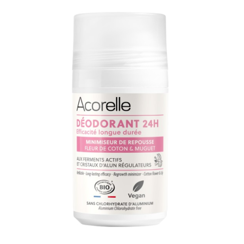 ACORELLE DÉODORANT BIO Fleur de Coton et Muguet Minimiseur de