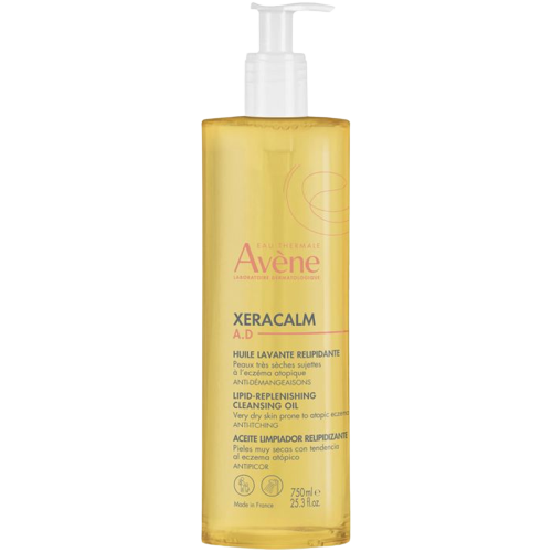 AVÈNE XERACALM A.D Huile Lavante Relipidante - 400ML