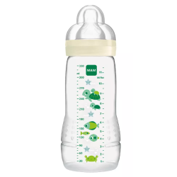 MAM BIBERON EASY ACTIVE +6 Mois Débit X Jaune - 330ml