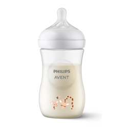 AVENT BIBERON NATURAL Response Teat +1 Mois - 1 Biberon 260ml