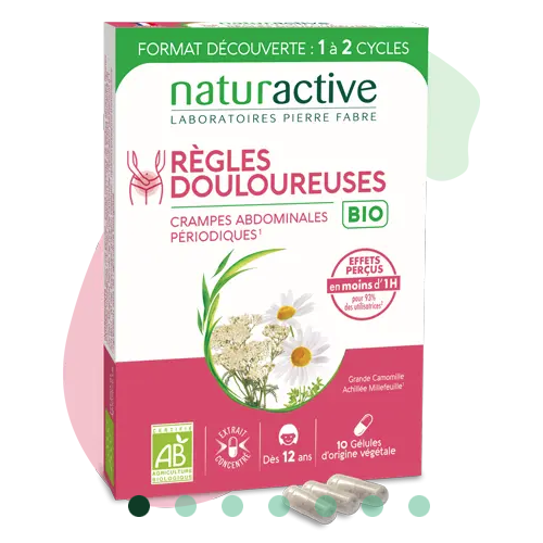 NATURACTIVE Règles Douloureuses BIO - 10 Gélules