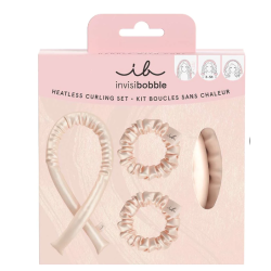 INVISIBOBBLE KIT BOUCLES SANS CHALEUR - Rose