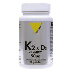 VITALL+K2 et D3 50µg- 60 Gélules