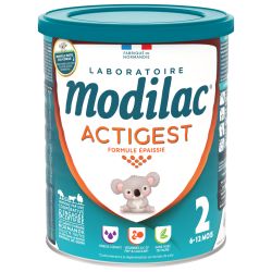 Modilac Expert Actigest 2 Lait en Poudre Bébé formule épaissie 800g