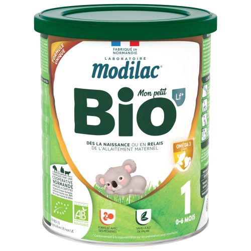 MODILAC MON PETIT BIO 1 Lait en Poudre Bébé 0-6 Mois - 800g