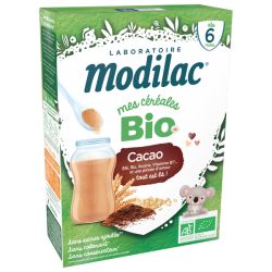 MODILAC CÉRÉALES BIO Cacao dès 6 Mois - 250g