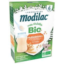 MODILAC CÉRÉALES BIO Multicéréales dès 6 Mois - 250g