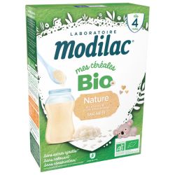 MODILAC CÉRÉALES BIO Nature dès 4 Mois - 250g