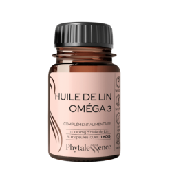 PHYTALESSENCE Huile de Lin Oméga 3 - 60 Capsules