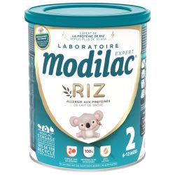 MODILAC EXPERT RIZ 2 Lait en Poudre Bébé 6-12 Mois - 800g