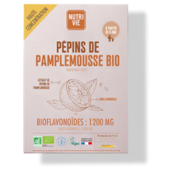 NUTRIVIE Pépins de Pamplemousse BIO - 20 Ampoules