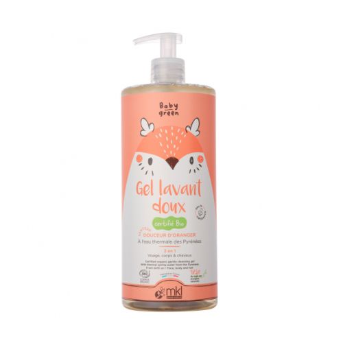 MKL BABY GREEN Gel Lavant Doux Certifié BIO - 1Litre