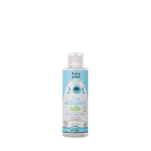 MKL BABY GREEN Eau Nettoyante Certifiée BIO Douceur d'Oranger - 100ml