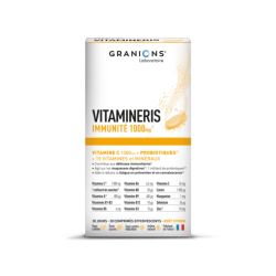 GRANIONS VITAMINERIS Immunité 1000mg - 30 Comprimés Effervescent