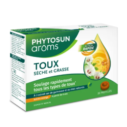 PHYTOSUNARÔMS PASTILLES TOUX SÈCHE ET GRASSE - 20 Pastilles