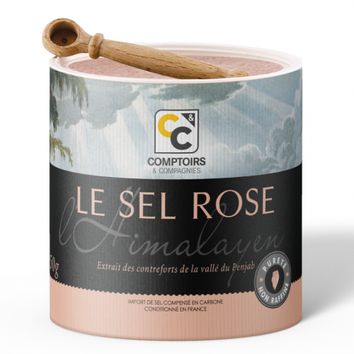 COMPTOIRS ET COMPAGNIES BOITE DE SEL ROSE DE L'HIMALAYA - 250 g