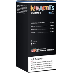 SYNACTIFS KIDACTIFS SOMMEIL Sirop Framboise Abricot - 125ml