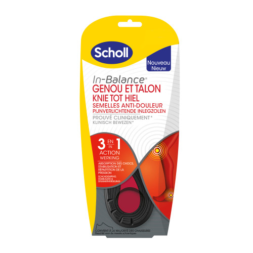 SCHOLL SEMELLES EXPERT IN BALANCE Genou+Talon - Taille S