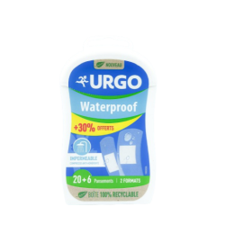 URGO WATERPROOF 2 Formats - 20+6 Pansements