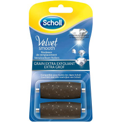 SCHOLL VELVET SMOOTH Rouleaux de Remplacement Diamant Extra