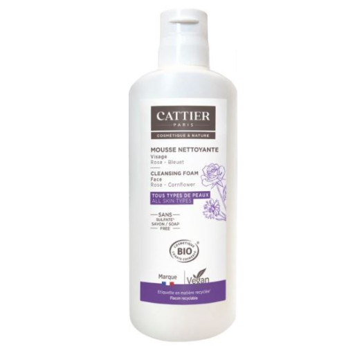 CATTIER ORGANIC FACE CLEANSING FOAM - 150 ml