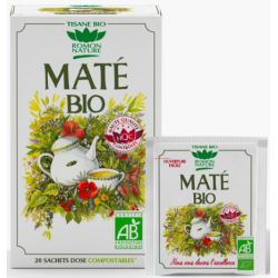 ROMON NATURE Tisane Maté Bio - 20 Sachets