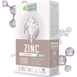 SANTE VERTE ZINC 15mg - 60 Gélules