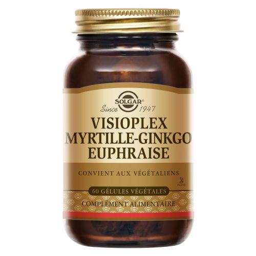 SOLGAR Visioplex Blueberry-Ginkgo Euphrasia 60 Plant Capsules