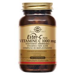 SOLGAR ESTER-C PLUS 1000 VITAMINE C - 90 Comprimés