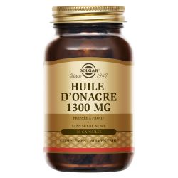 SOLGAR HUILE D'ONAGRE 1300mg - 30 Gélules