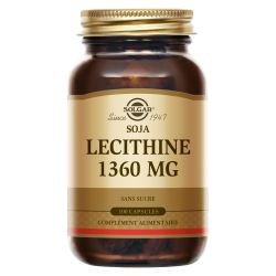 SOLGAR Lecithin 1360 mg 100 Capsules