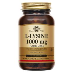 SOLGAR L-LYSINE 1000MG - 50 Tablets